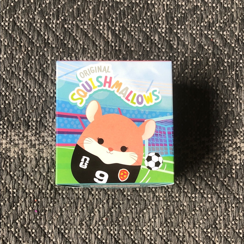Mc Donald’s Squishmallows Orange Hamster Soccer 2026 fifa World Cup Collectible